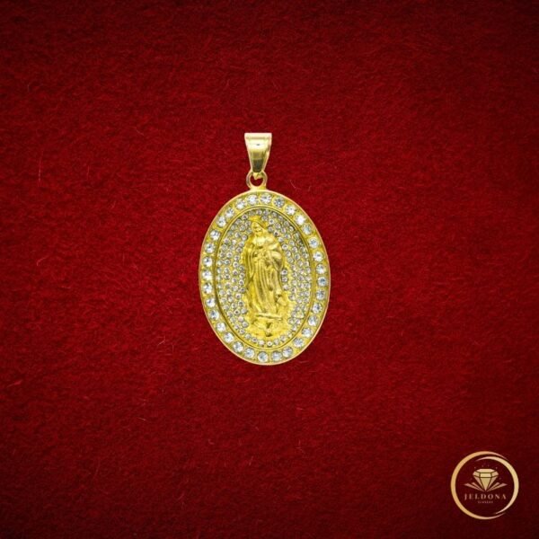 Celestial Madonna in Red Cloth