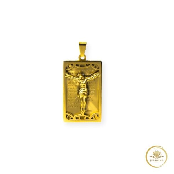 Crucifix of Salvation in white background