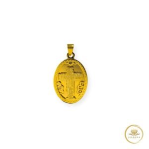 Cruciform Radiance Pendant in white background