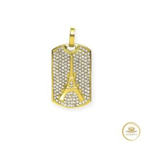 Eiffel Radiance in white background