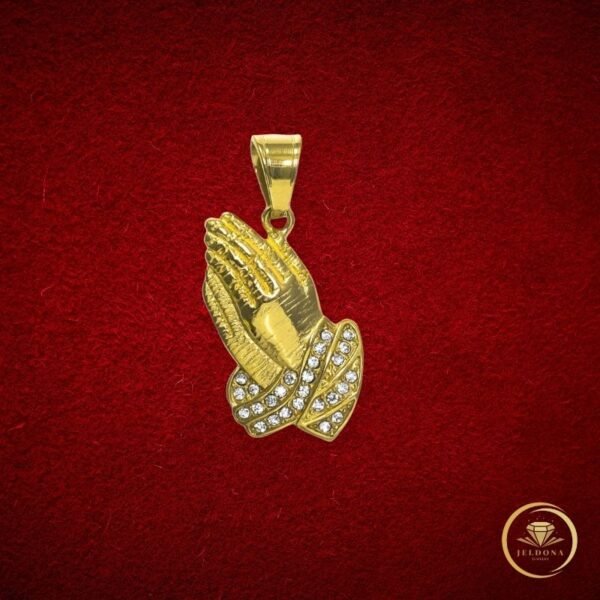 Faith & Grace Pendant in Red Cloth