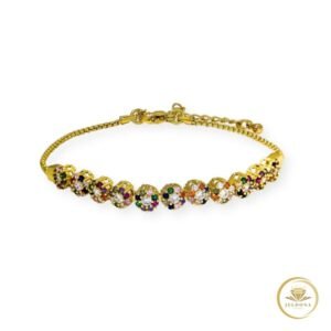 Floral Symphony Bracelet in white background