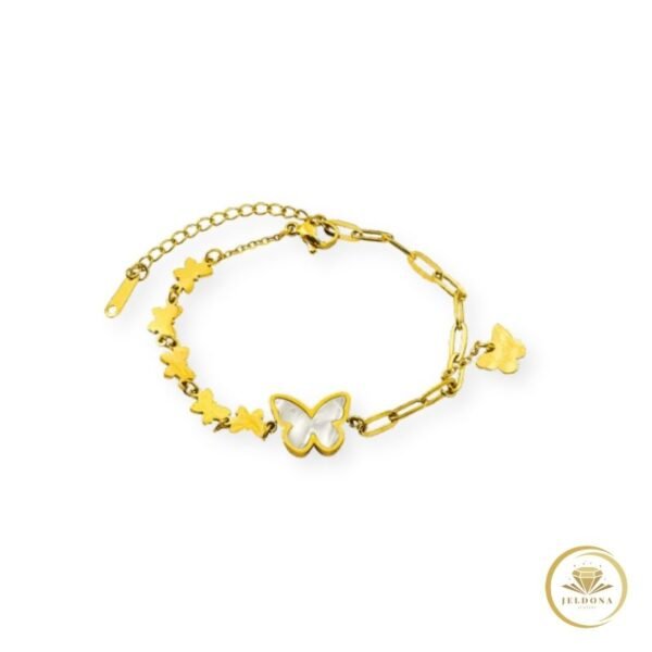 Flutterlight Bracelet in white background