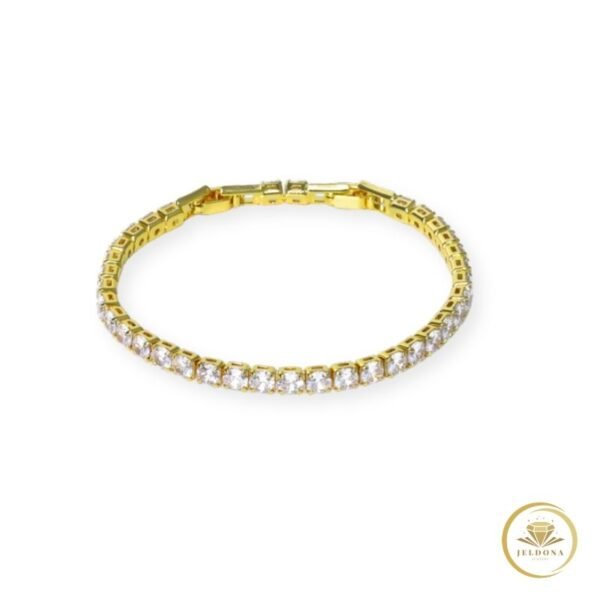 Golden Aurora Bracelet in white background