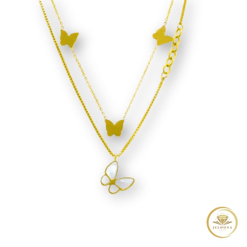 Golden Flutter Necklace