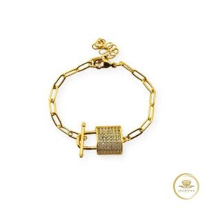 Golden Vault Bracelet in white background
