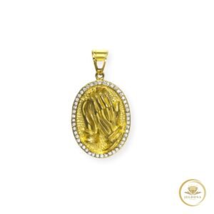 Halo of Faith Charm in white background