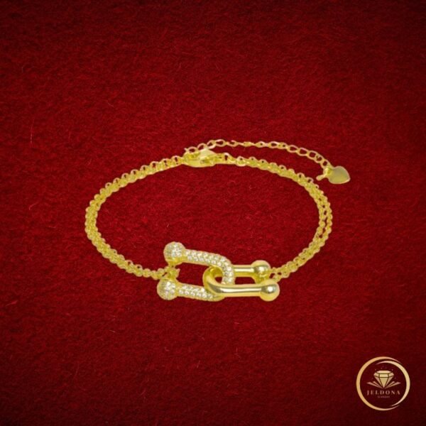 Infinity Spark Bracelet in red cloth