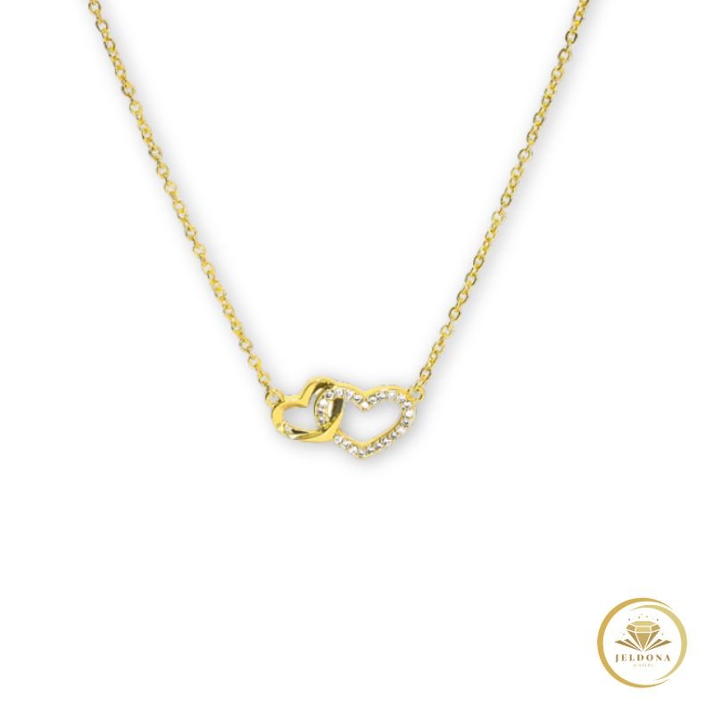 Intertwined Hearts Necklace