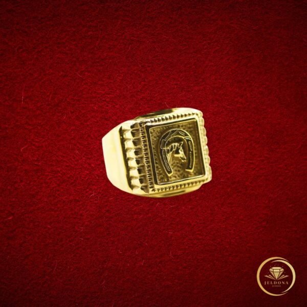 Lucky Steed Ring in Red Cloth