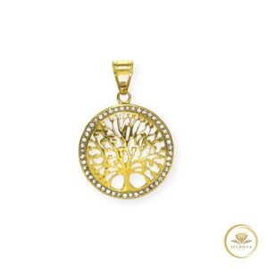 Luminous Life Tree in white background