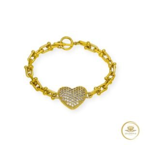 Luxe Devotion Bracelet in white background
