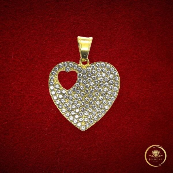 Open Heart Glow in Red Cloth
