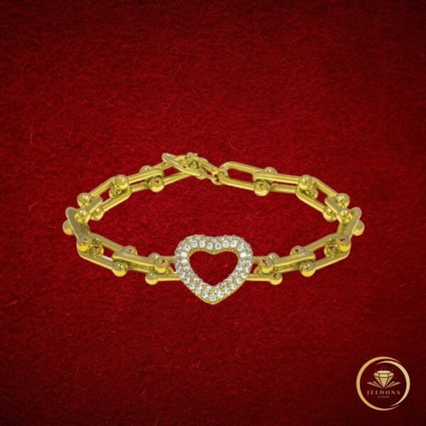 Open Heart Glow Bracelet - Image 2