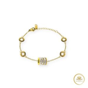 Radiant Orbit Bracelet in white background