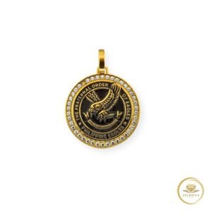Regalia of the Eagle in white background