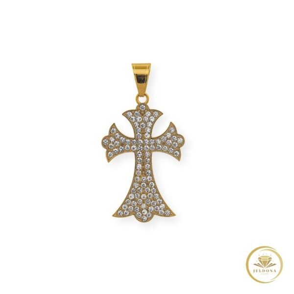 Sanctus Cross in white background