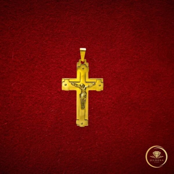 The Eternal Cross in Red Cloth