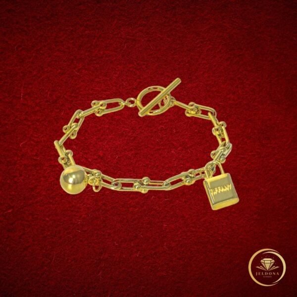 Urban Vault Bracelet in red cloth